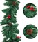 Pre-lit 9 ft Christmas Garland with Red Berries and Pine Cones, 50 Waterproof LED Lights (1)